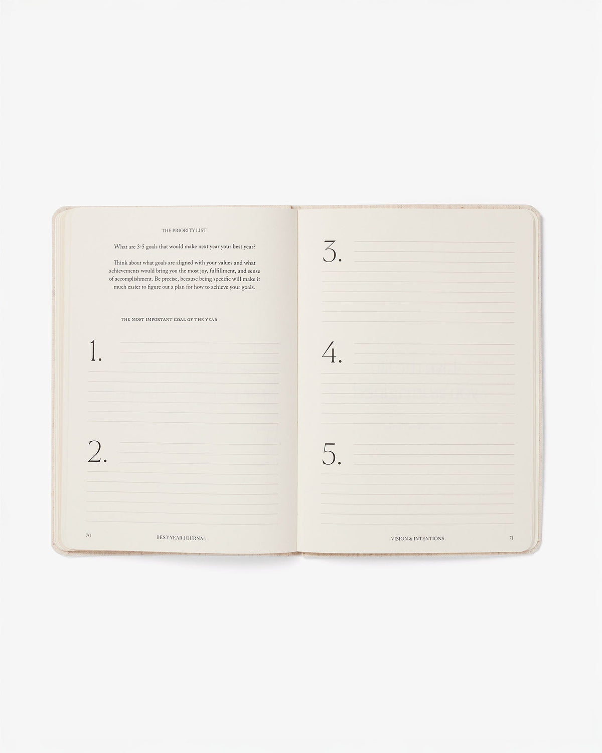 Best Year Journal Essential - Oat